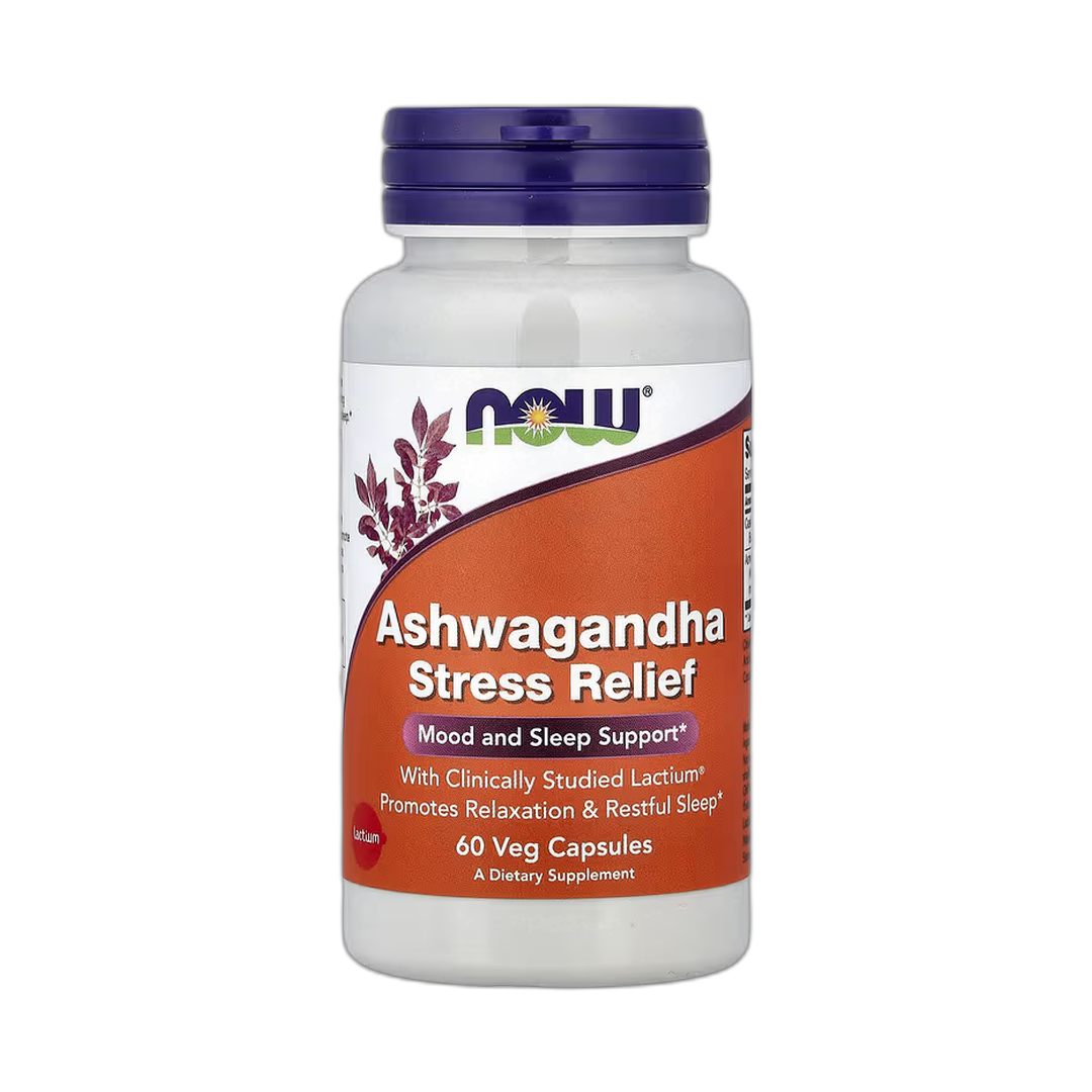 NOW Foods, Ashwagandha Stress Relief, 60 Veg Capsules