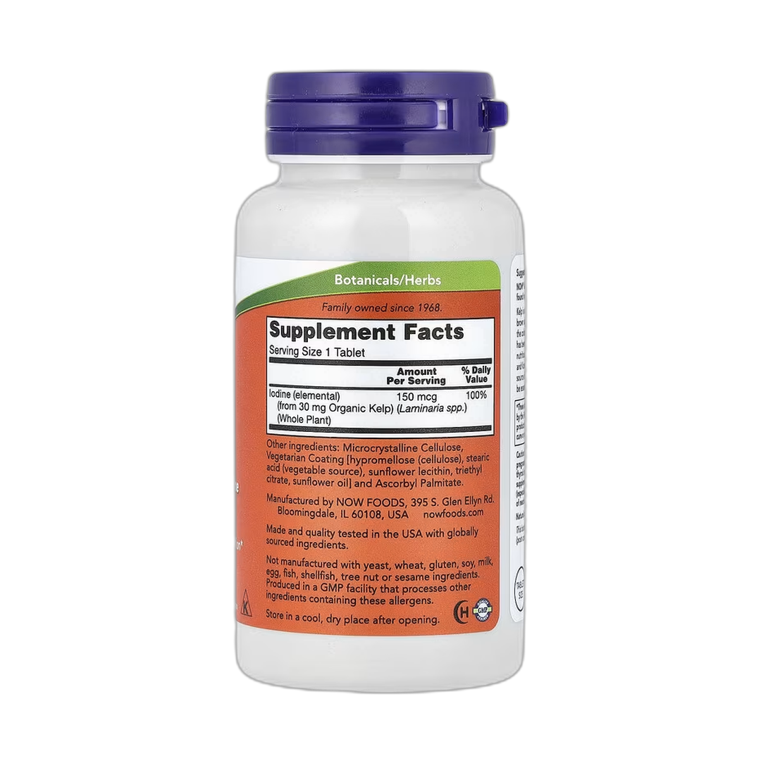 NOW Foods, Kelp, 150 mcg, 200 Tablets