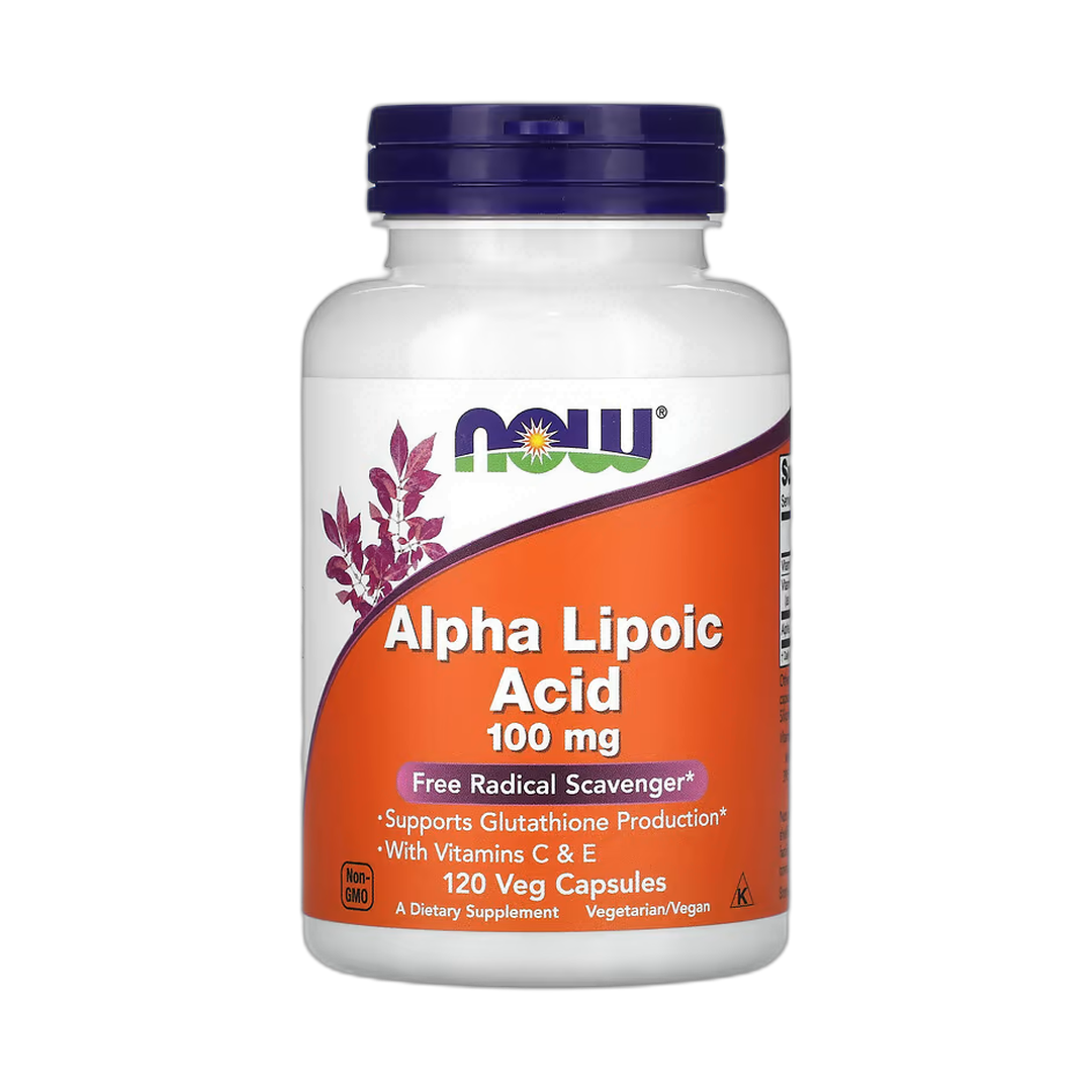 NOW Foods, Alpha Lipoic Acid, 100 mg, 120 Veg Capsules