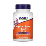 NOW Foods, Alpha Lipoic Acid, 100 mg, 120 Veg Capsules