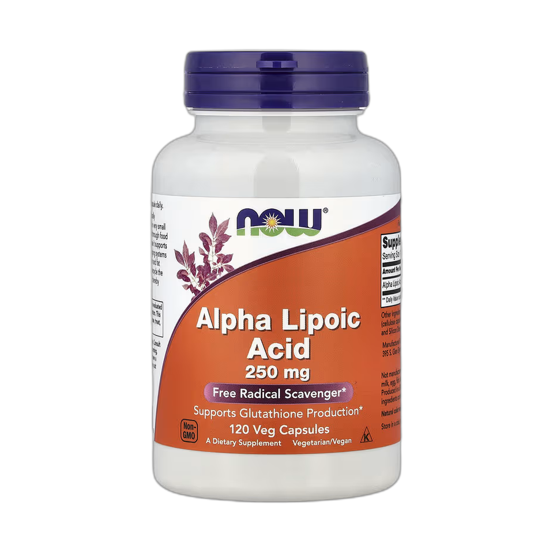 NOW Foods, Alpha Lipoic Acid, 250 mg, 120 Veg Capsules
