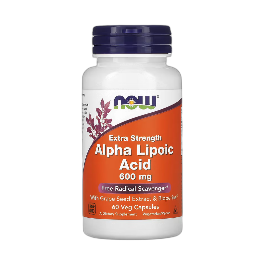 NOW Foods, Alpha Lipoic Acid, 600 mg, 60 Veg Capsules