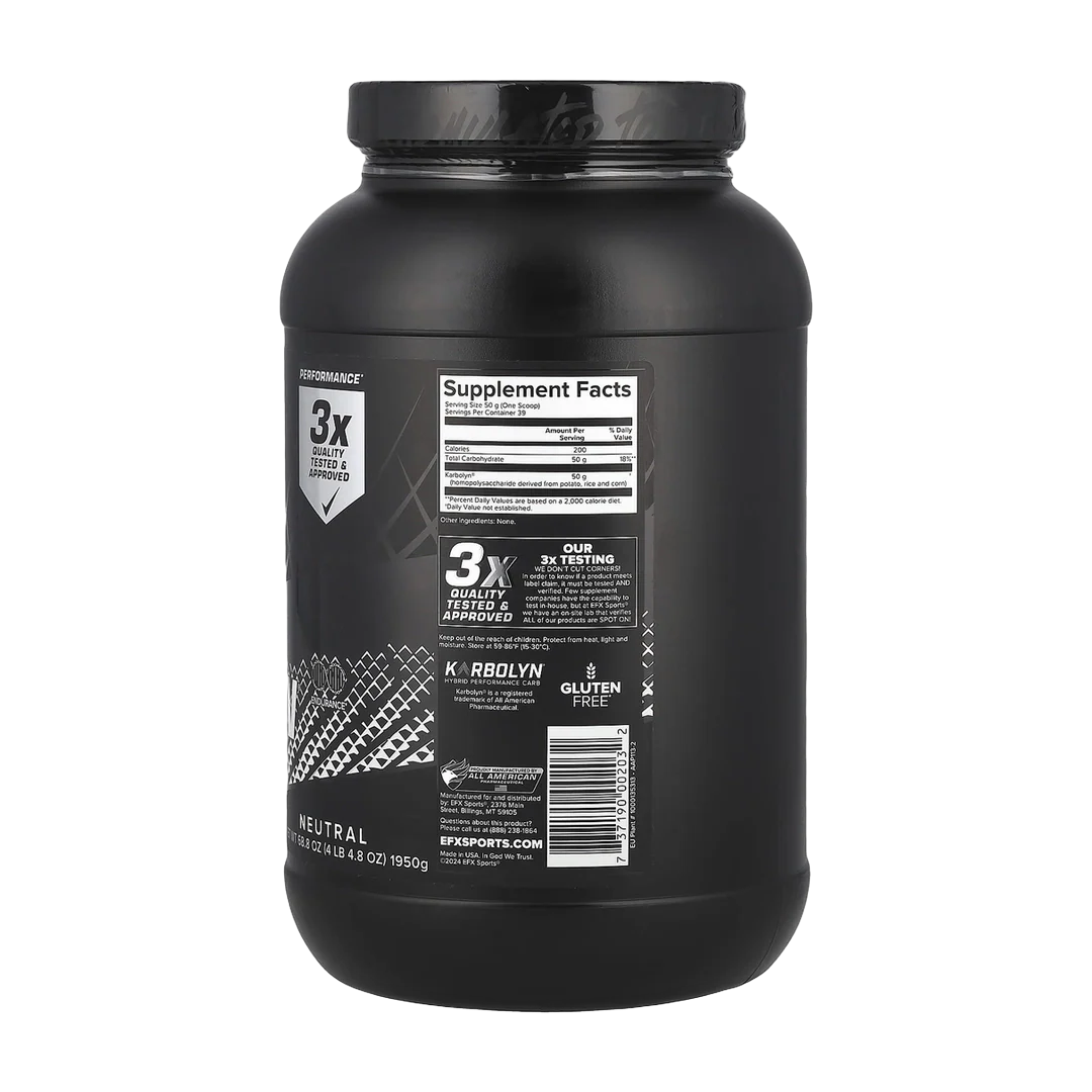 EFX Sports, Karbolyn® Fuel, Neutral, 4 lb 4.8 oz (1,950 g)