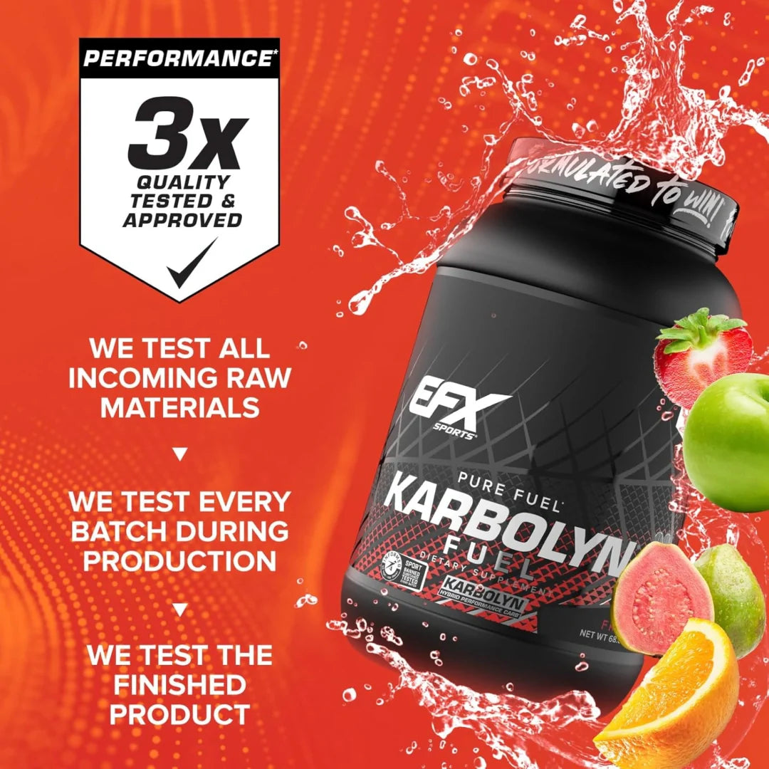 EFX Sports, Karbolyn Fuel, Fruit Punch , 4 lb 4.8 oz (1,950 g)