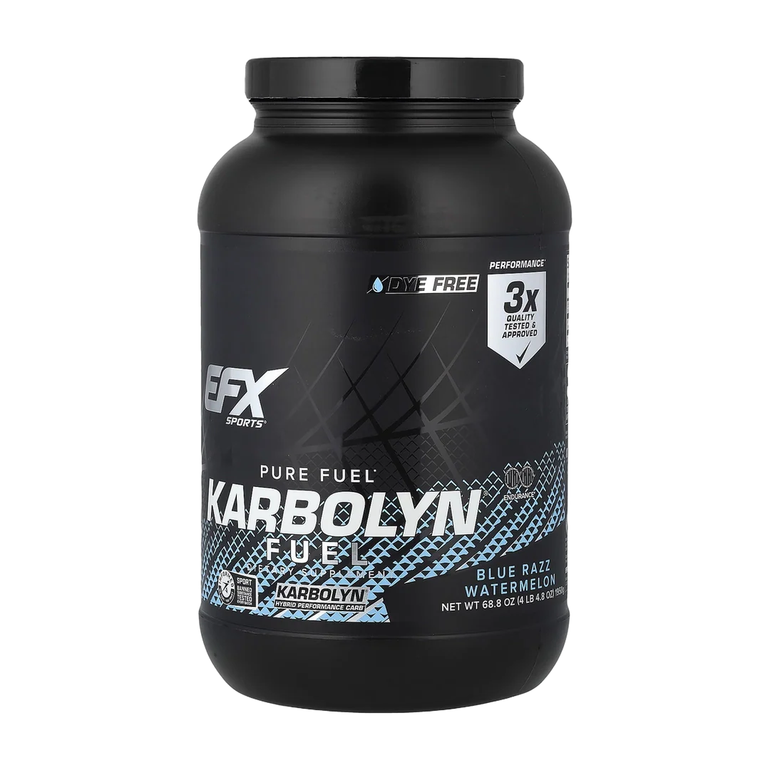 EFX Sports, Pure Fuel, Karbolyn Fuel®, Blue Razz Watermelon, 4 lb 4.8 oz (1,950 g)