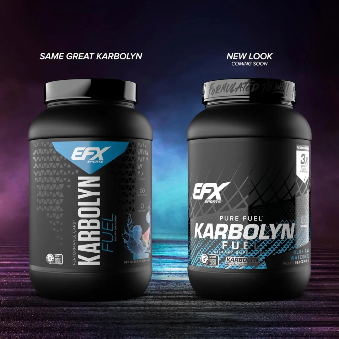 EFX Sports, Pure Fuel, Karbolyn Fuel®, Blue Razz Watermelon, 4 lb 4.8 oz (1,950 g)