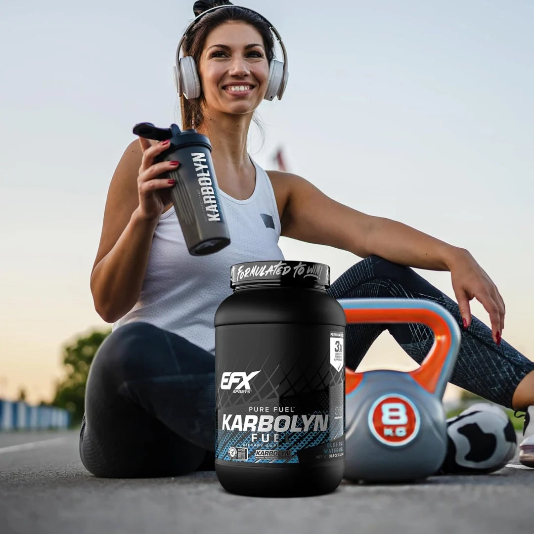 EFX Sports, Pure Fuel, Karbolyn Fuel®, Blue Razz Watermelon, 4 lb 4.8 oz (1,950 g)