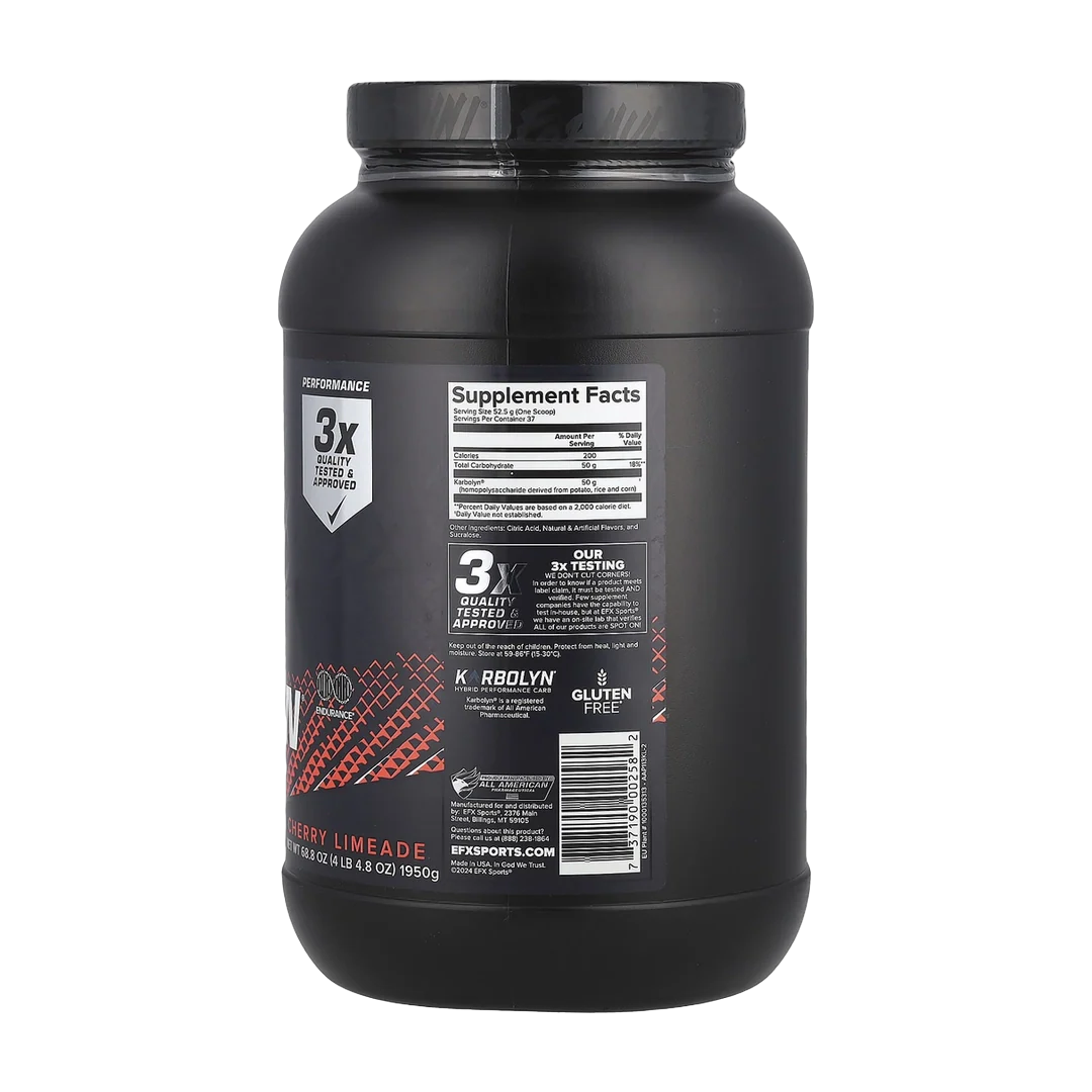 EFX Sports, Karbolyn Fuel, Cherry Limeade, 4 lb, 4.8 oz (1,950 g)