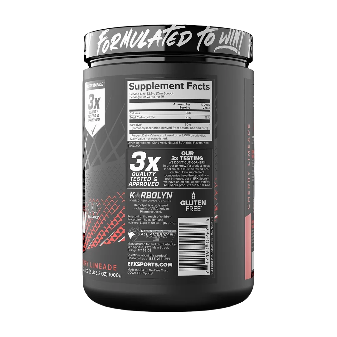 EFX Sports, Karbolyn Fuel, Cherry Lemoade, 35.3 oz