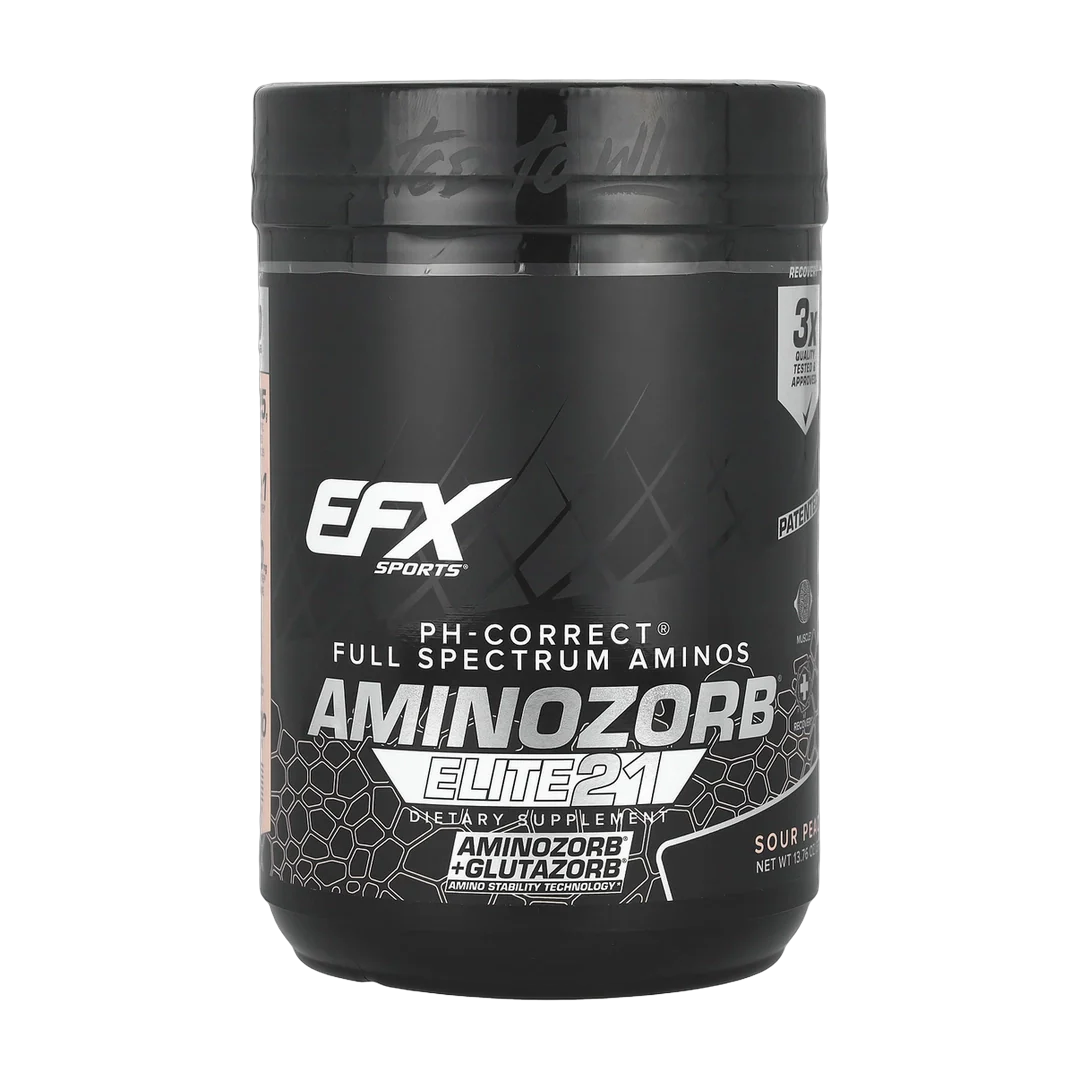 EFX Sports, AminoZorb® Elite 21, Sour Peach, 13.76 oz (390 g)