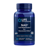 Life Extension, NAD+ Cell Regenerator and Resveratrol Elite, 30 Vegetarian Capsules