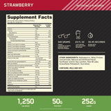 Optimum Nutrition, Serious Mass™, Strawberry, 6 lb (2.72 kg)