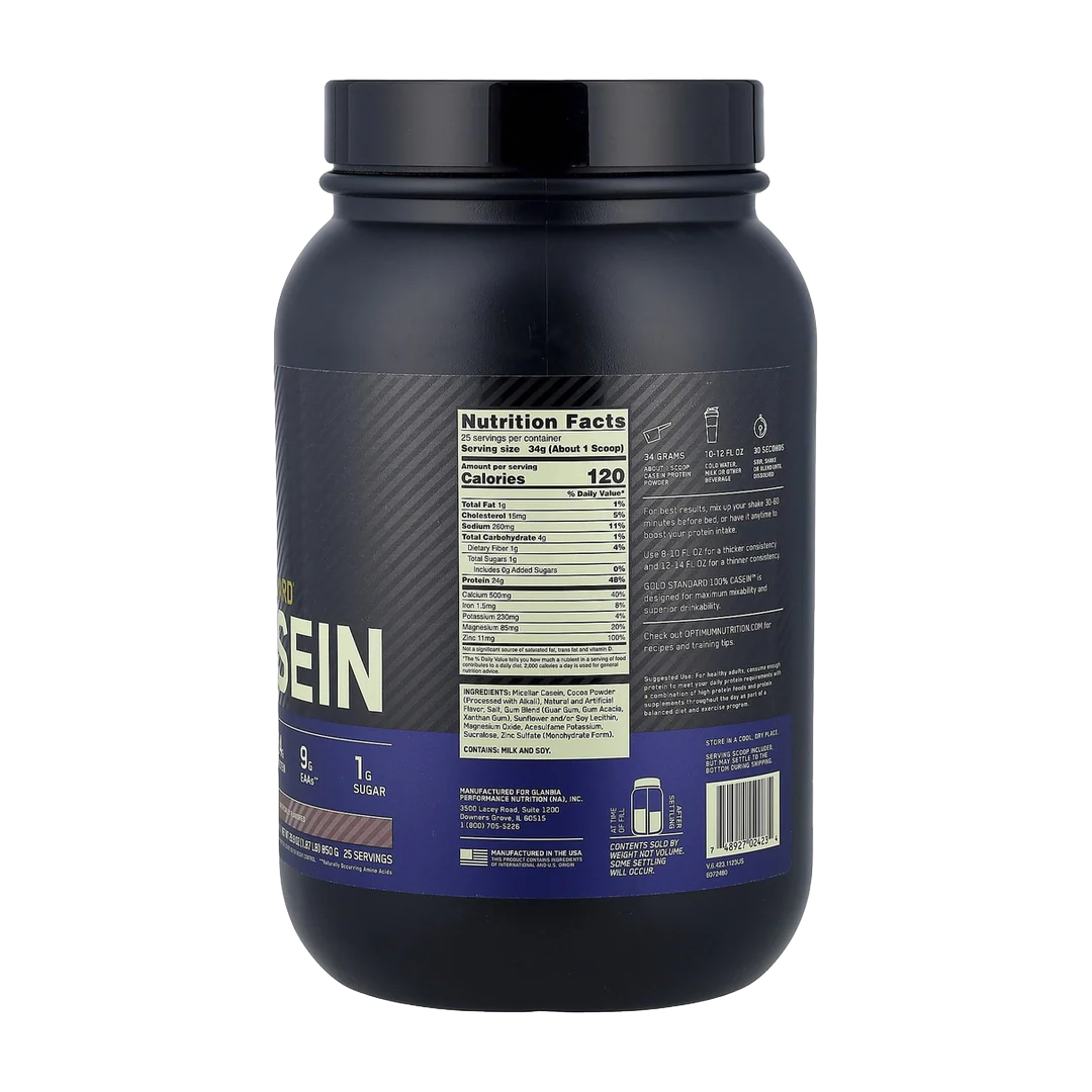 Optimum Nutrition, Gold Standard® 100% Casein, Chocolate Supreme, 1.87 lb (850 g)