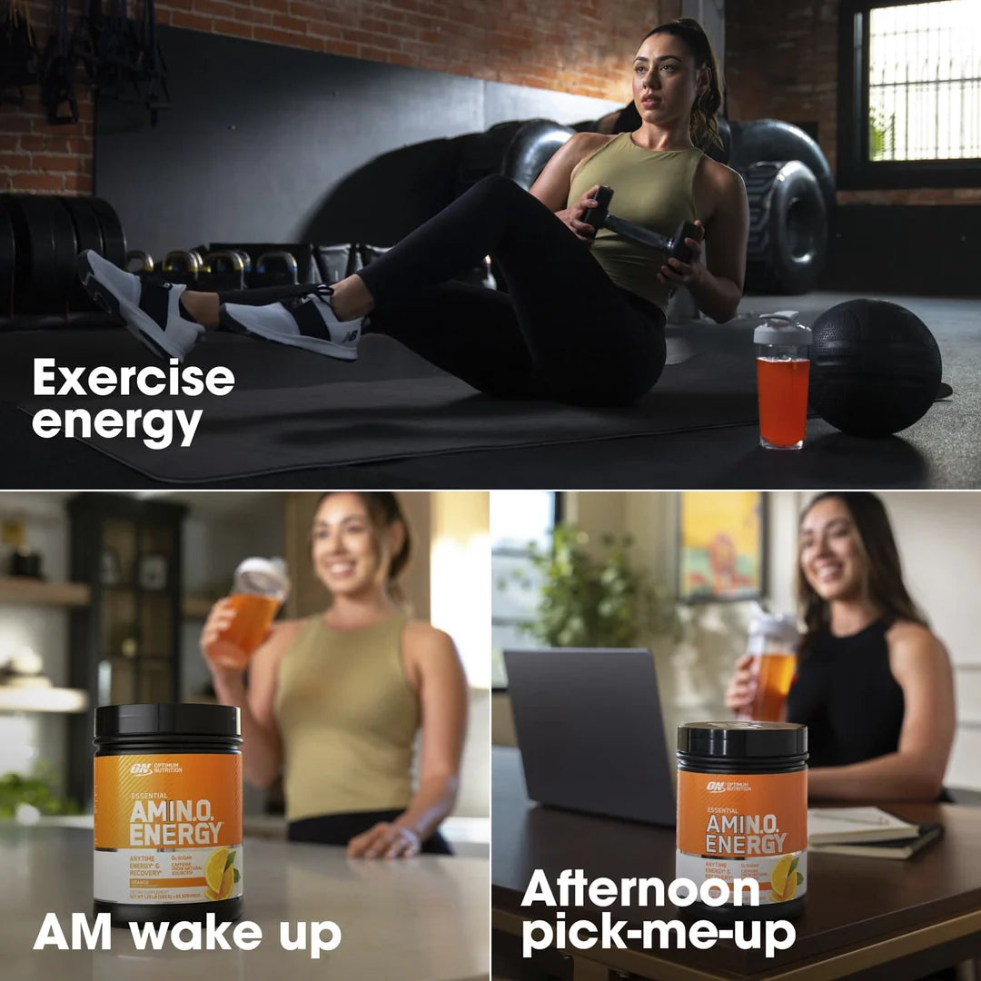 Optimum Nutrition, Essential Amin.O. Energy®, Orange, 9.5 oz (270 g)