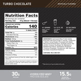 Optimum Nutrition, Platinum Hydro Whey®, Turbo Chocolate, 1.8 lb (820 g)