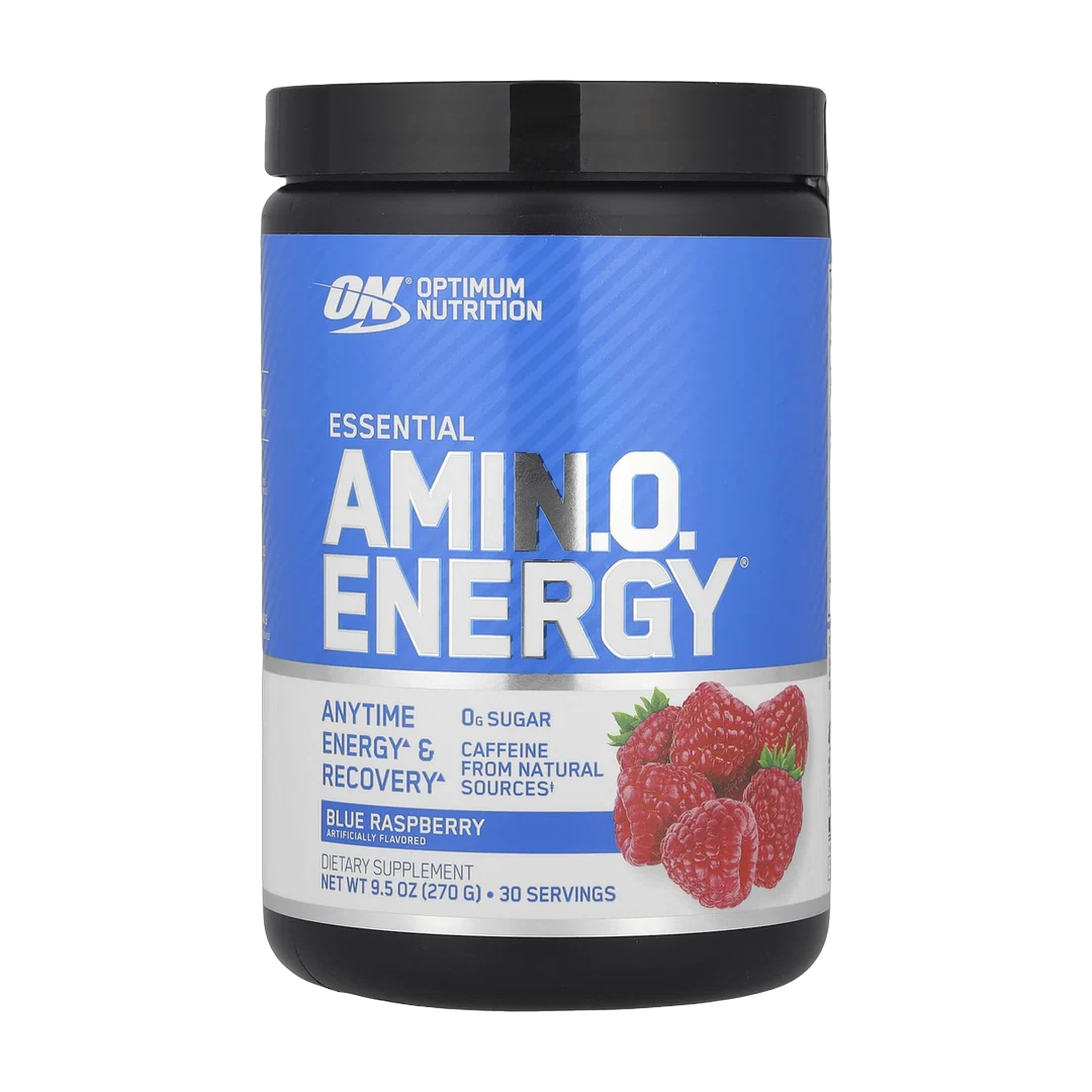Optimum Nutrition, Essential Amin.O. Energy®, Blue Raspberry, 9.5 oz (270 g)
