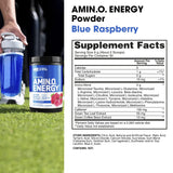 Optimum Nutrition, Essential Amin.O. Energy®, Blue Raspberry, 9.5 oz (270 g)