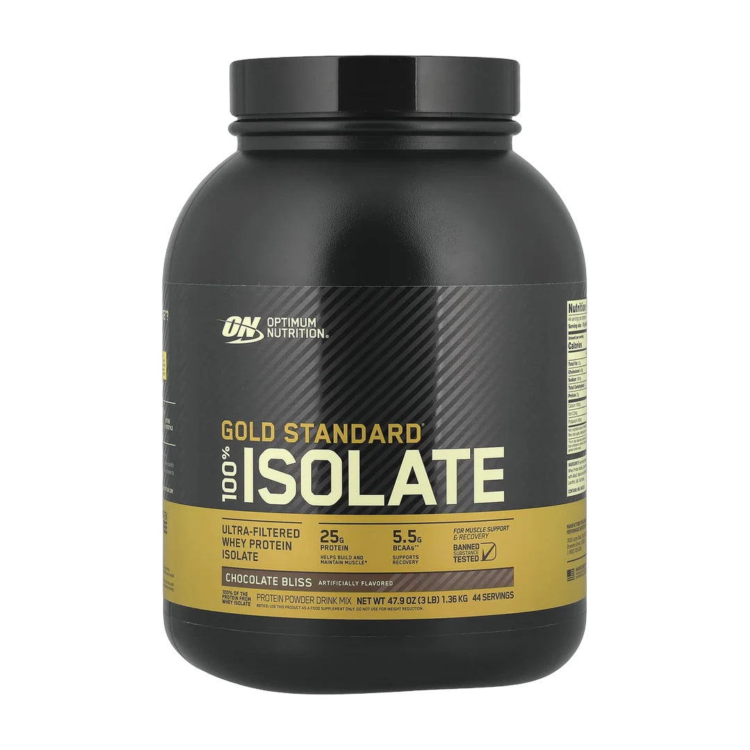 Optimum Nutrition, Gold Standard® 100% Isolate, Chocolate Bliss, 3 lb (1.36 kg)