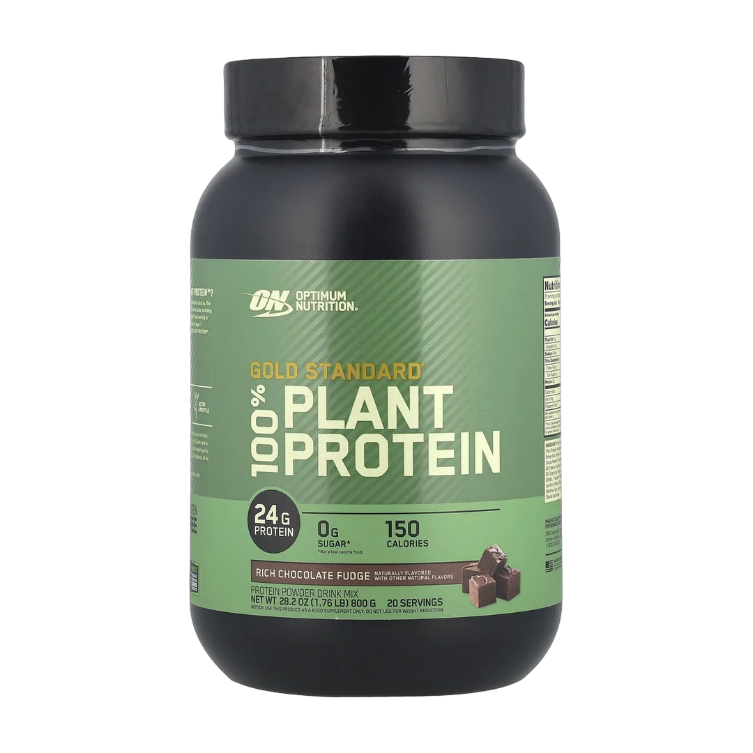 Optimum Nutrition, Gold Standard® 100% Plant Protein, Rich Chocolate Fudge, 1.76 lb (800 g)
