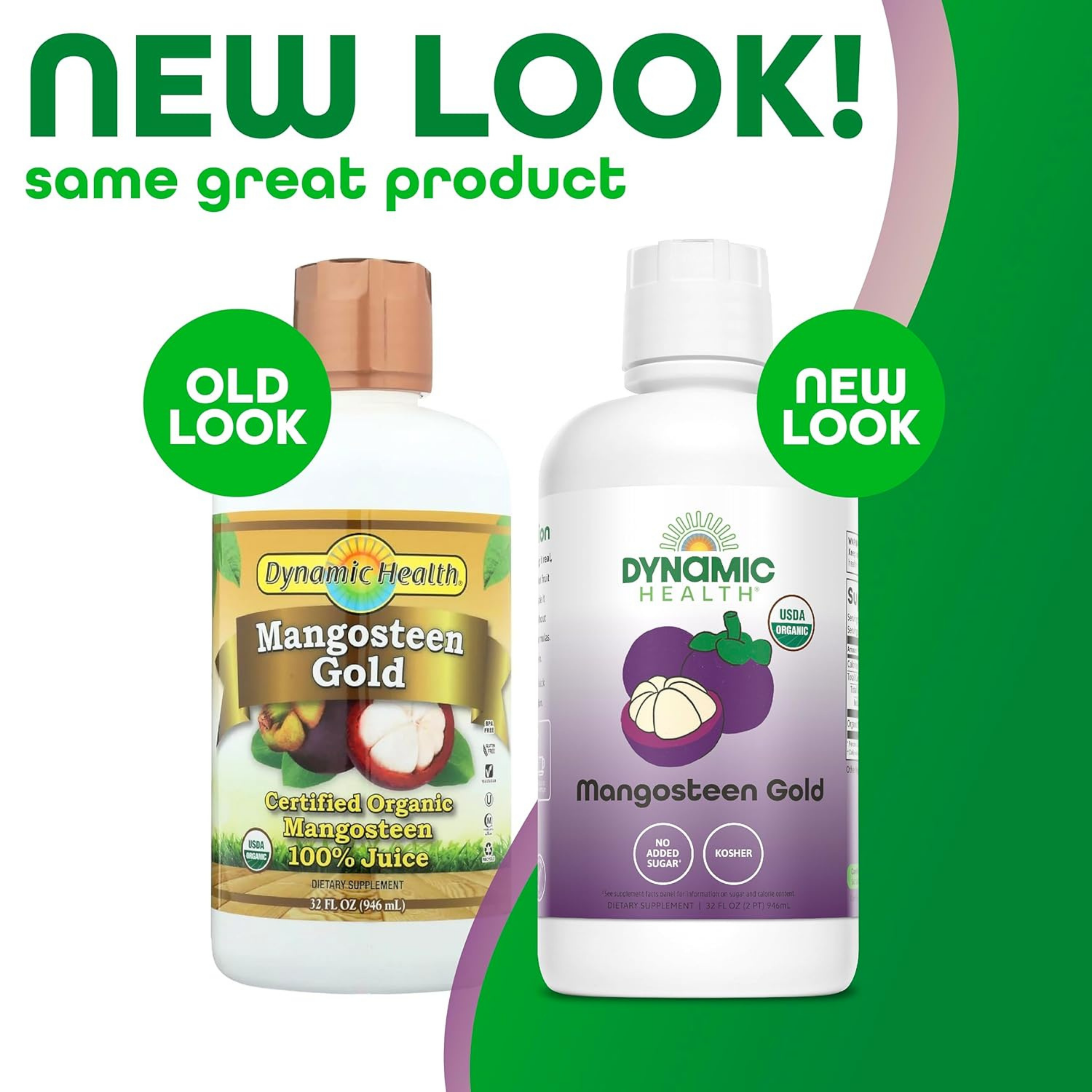 Dynamic Health, Mangosteen Gold, 32 fl oz, 946 ml