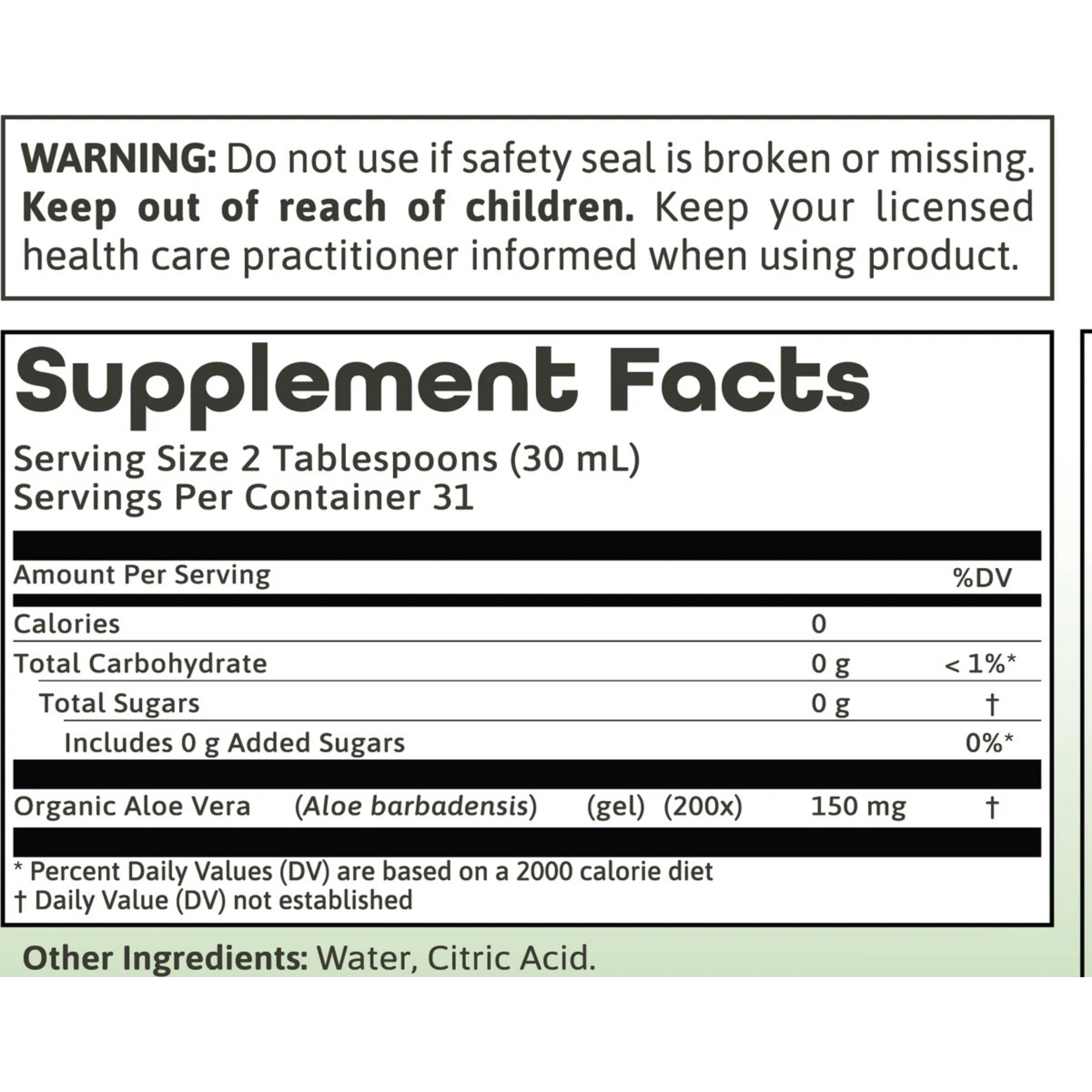 Dynamic Health, Aloe Vera Juice, 32 fl oz, 946 ml