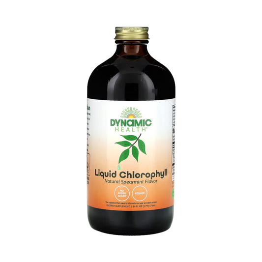 Dynamic Health, Liquid Chlorophyll, Natural Spearmint, 16 fl oz, 473 ml
