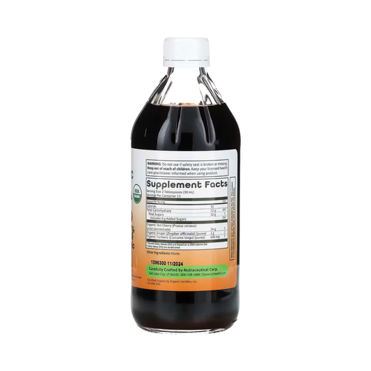 Dynamic Health, Tart Cherry, Turmeric & Ginger Tonic, Glass, 16 fl oz, 473 ml