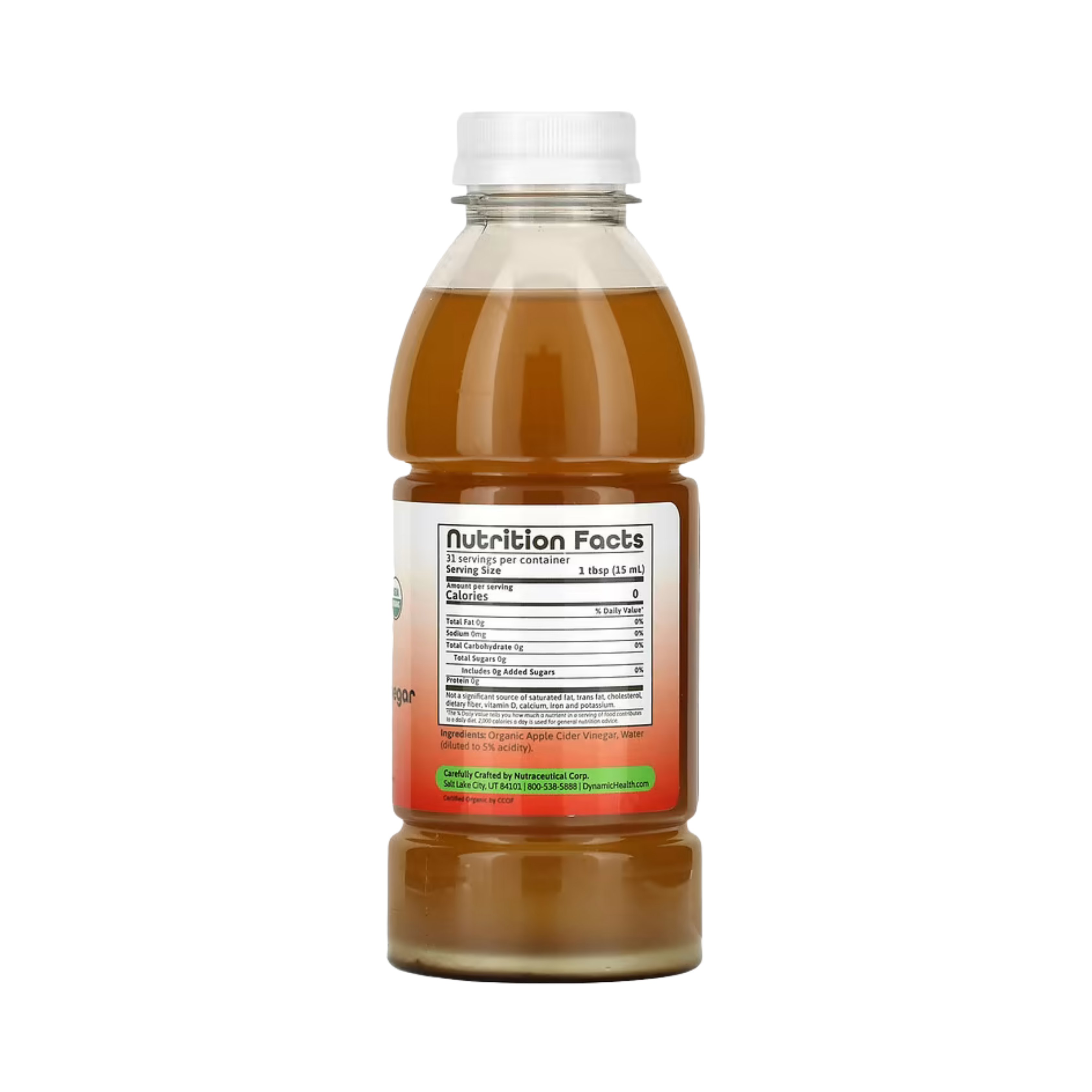 Dynamic Health, Apple Cider Vinegar with Mother, Plastic, 16 fl oz, 473 ml