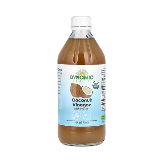 Dynamic Health, Coconut Vinegar with Mother, 16 fl oz, 473 ml