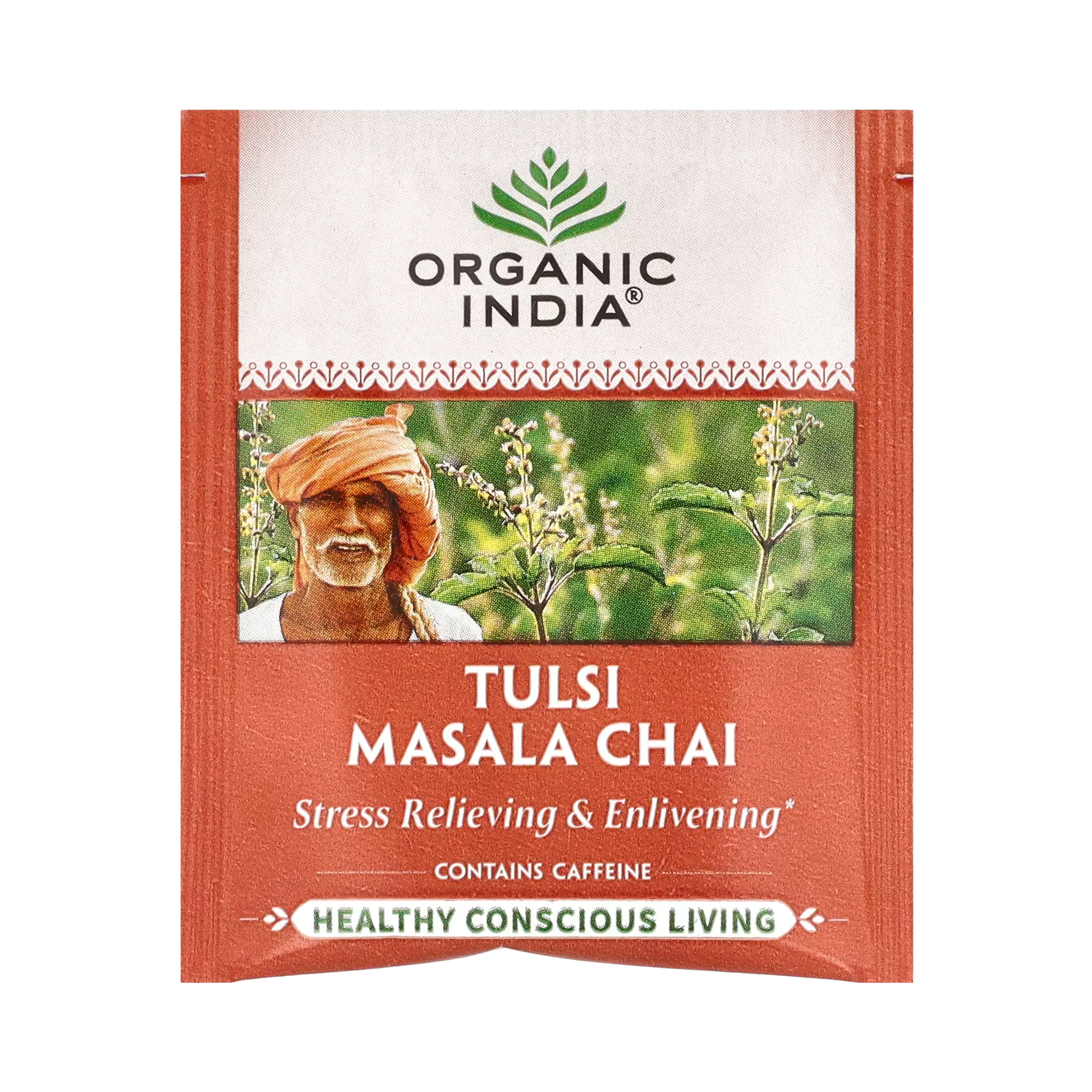 Organic India, Tulsi Tea, Masala Chai, 18 Infusion Bags, 1.33 Oz