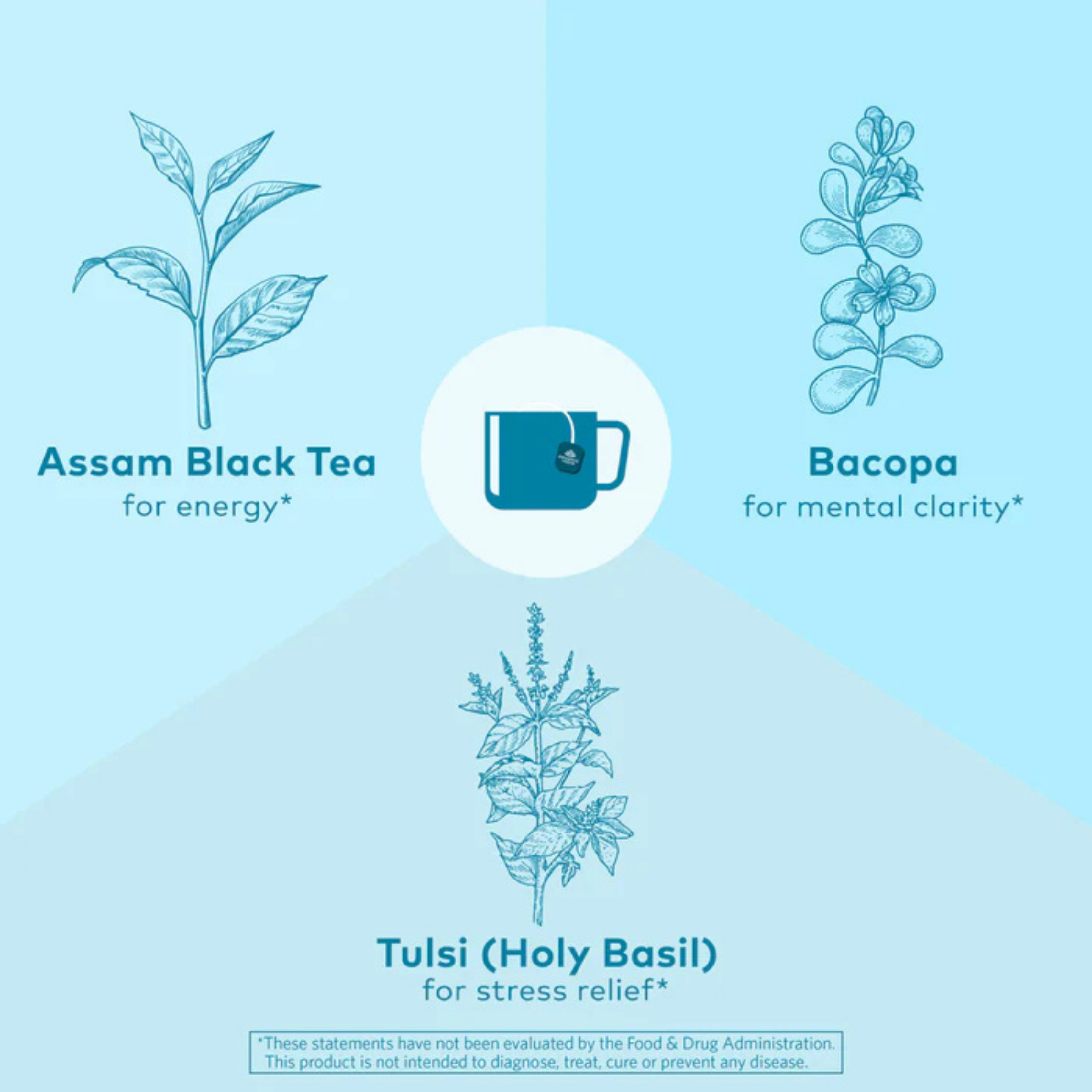 Organic India, Tulsi Tea, Breakfast, 18 Infusion Bags, 1.08 Oz