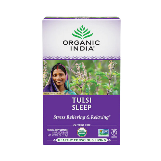 Organic India, Tulsi Tea, Sleep, Caffeine Free, 18 Infusion Bags, 1.14 Oz