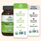 Organic India, Moringa, 700 Mg, 90 Vegetarian Caps