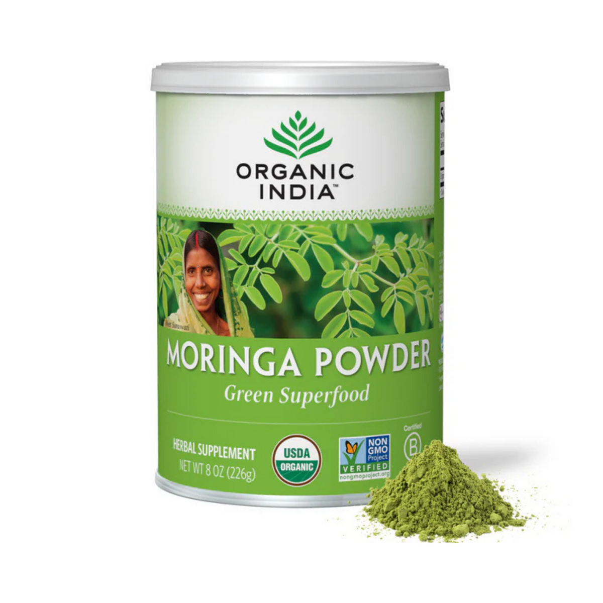 Organic India, Moringa Green Superfood, 8 Oz