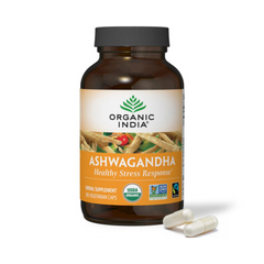 Organic India, Ashwagandha, 800 Mg, 180 Vegetarian Caps