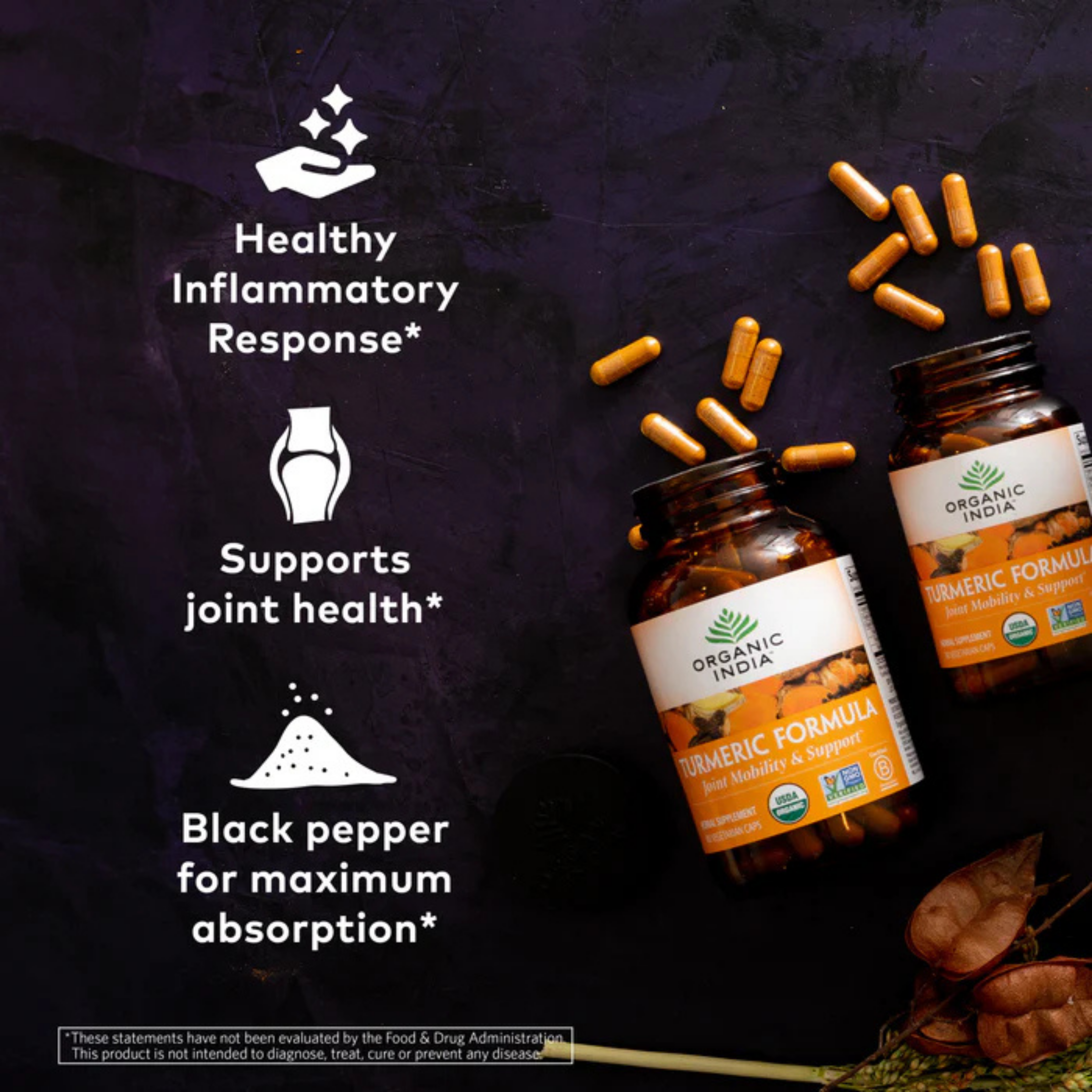 Organic India, Turmeric Formula, 180 Vegetarian Caps