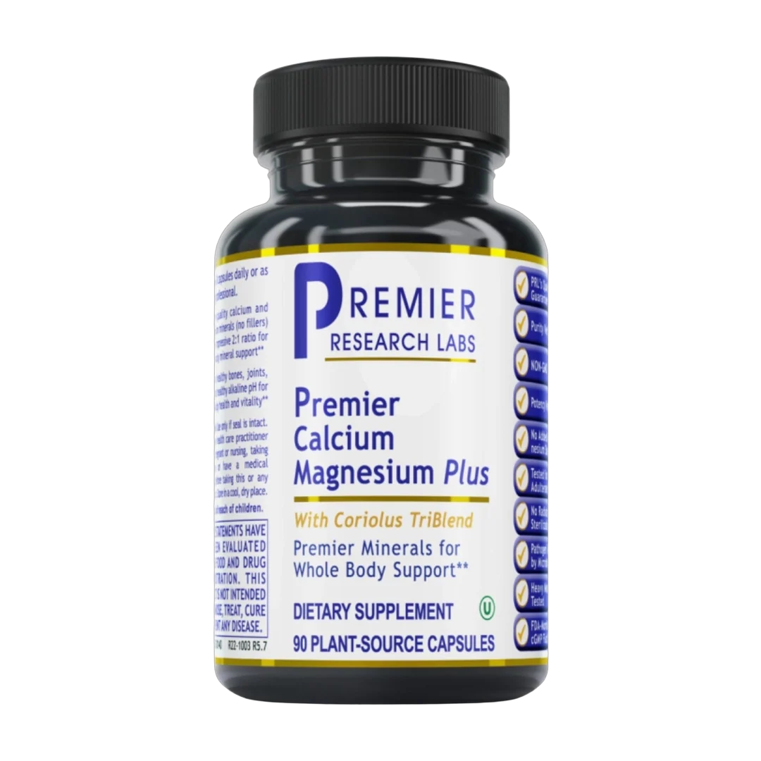 Premier Research Labs, Premier Calcium Magnesium Plus, 90 Plant-Source Capsules