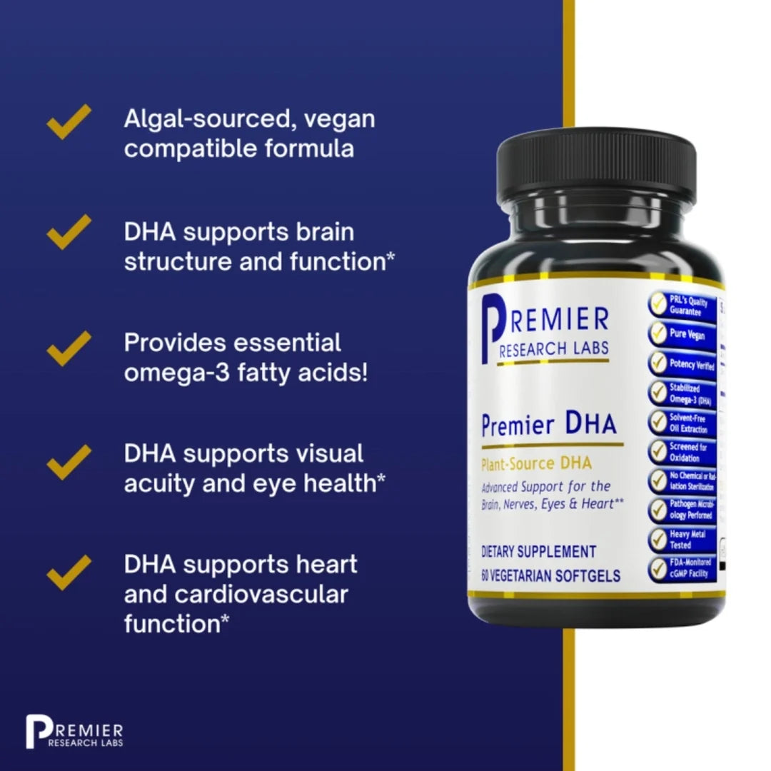 Premier Research Labs, Premier DHA, 60 Vegetarian Softgels