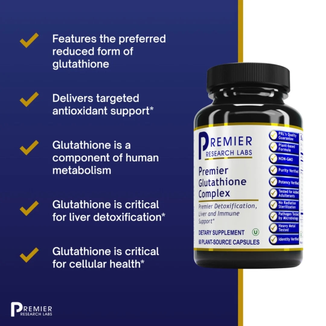 Premier Research Labs, Premier Glutathione Complex, 60 Plant-Source Capsules