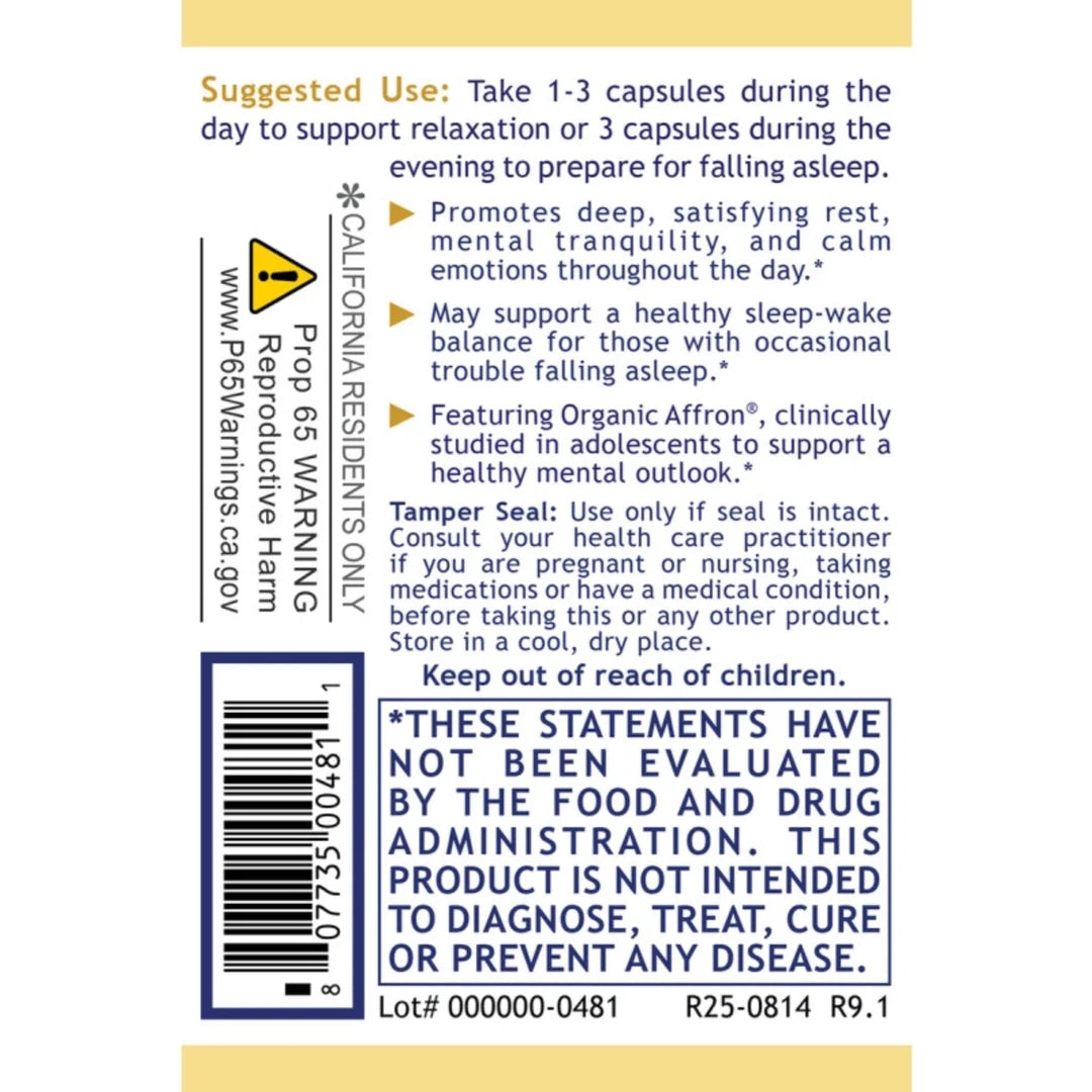 Premier Research Labs, Tranquinol, 90 Plant-Source Capsules