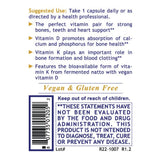 Premier Research Labs, Premier Vitamin D3+K2, 30 Plant-Source Capsules
