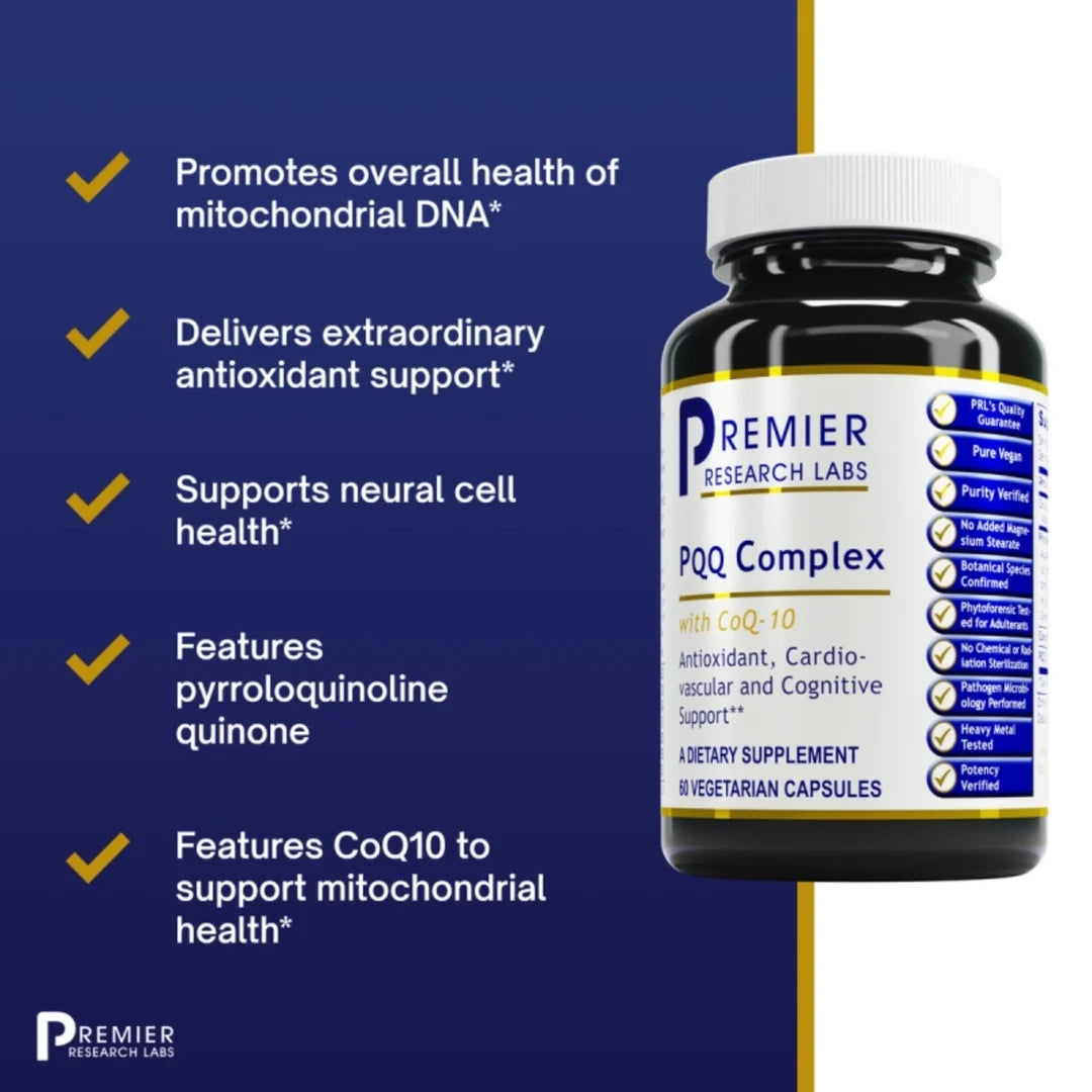 Premier Research Labs, PQQ Complex, 60 Plant-Source Capsules