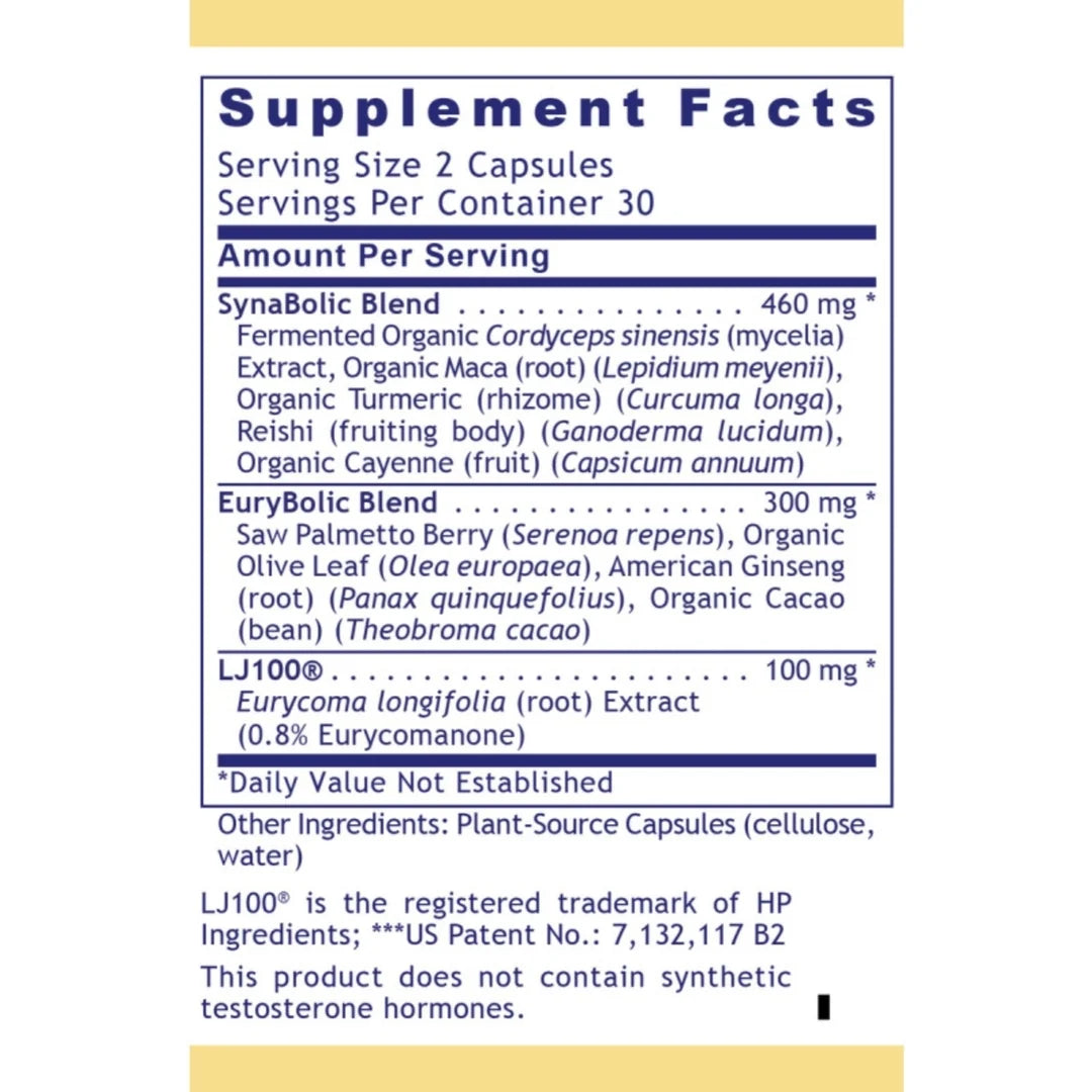 Premier Research Labs, Men's Performance Edge, 60 Plant-Source Capsules