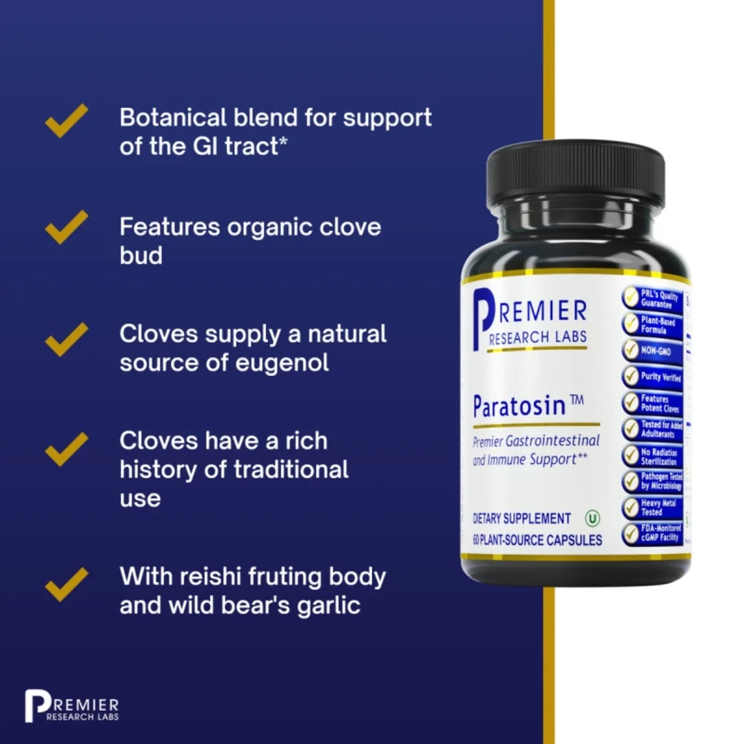 Premier Research Labs, Paratosin™, 90 Plant-Source Capsules