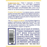 Premier Research Labs, Premier HCL Activator, 90 Plant-Source Capsules