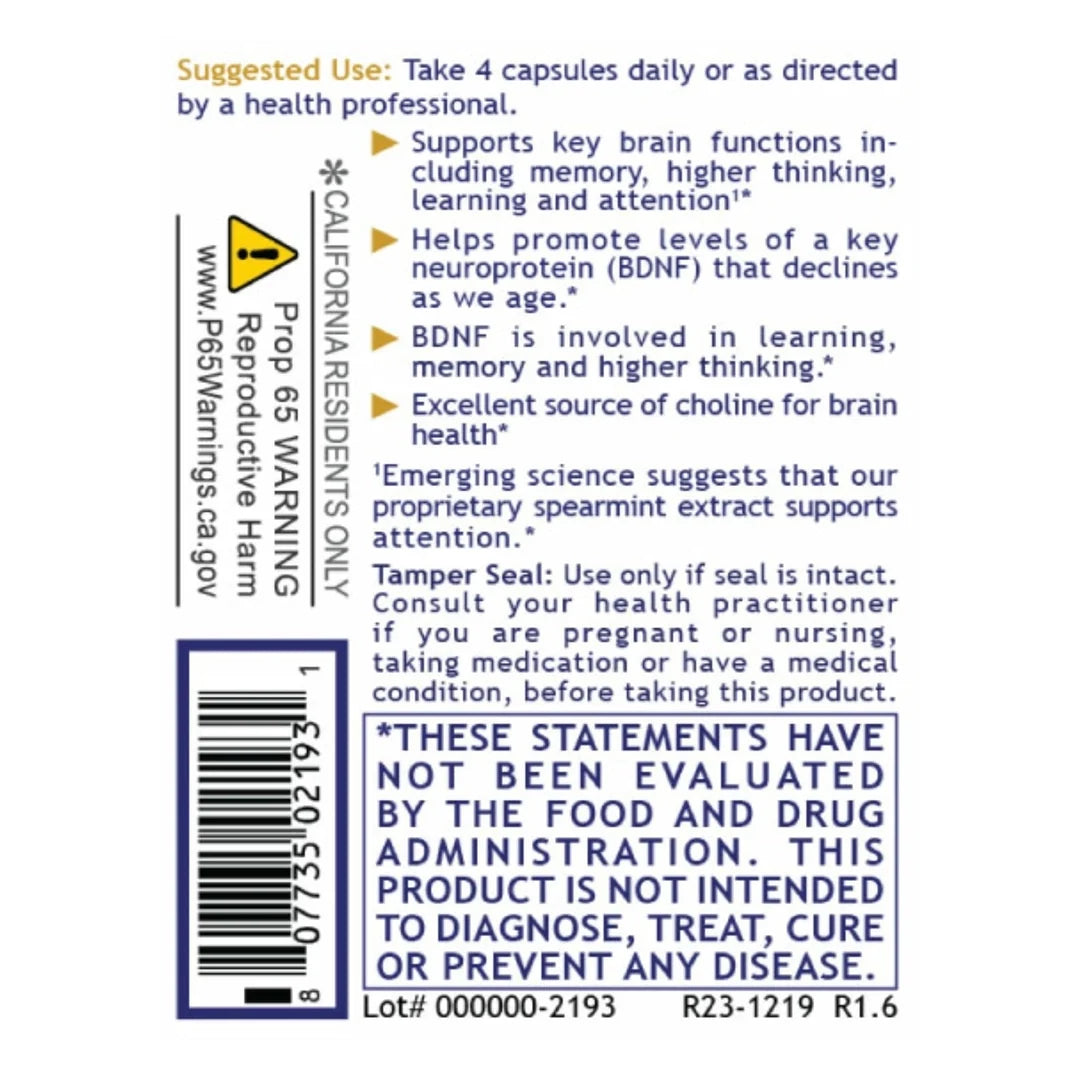 Premier Research Labs, Cognitropic, 120 Plant-Source Capsules