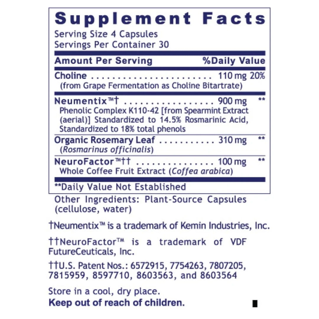 Premier Research Labs, Cognitropic, 120 Plant-Source Capsules