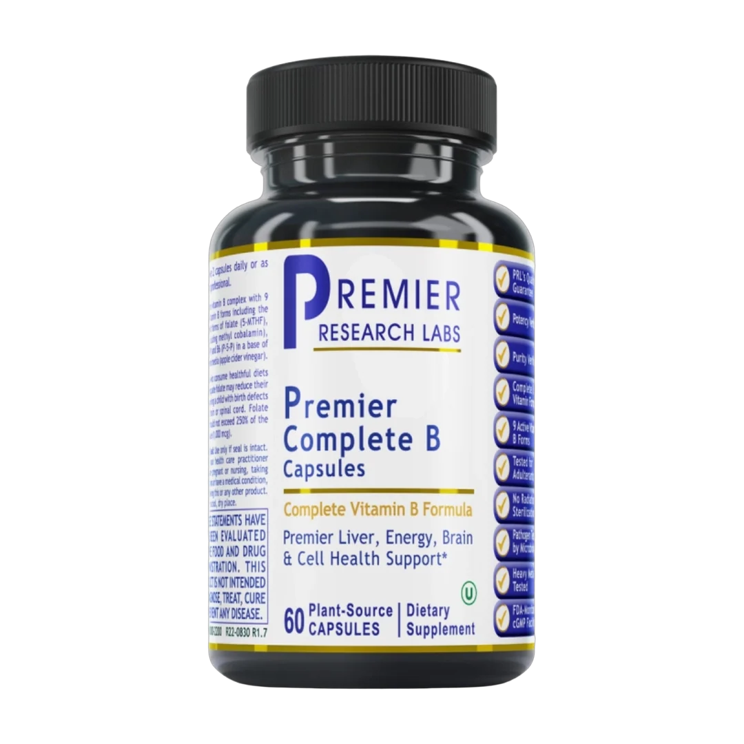 Premier Research Labs, Premier Complete B Capsules, 60 Plant-Source Capsules