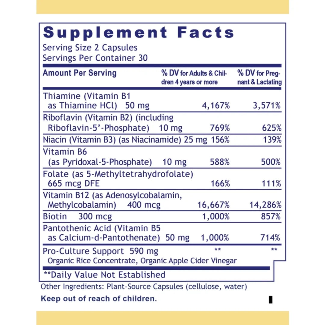 Premier Research Labs, Premier Complete B Capsules, 60 Plant-Source Capsules