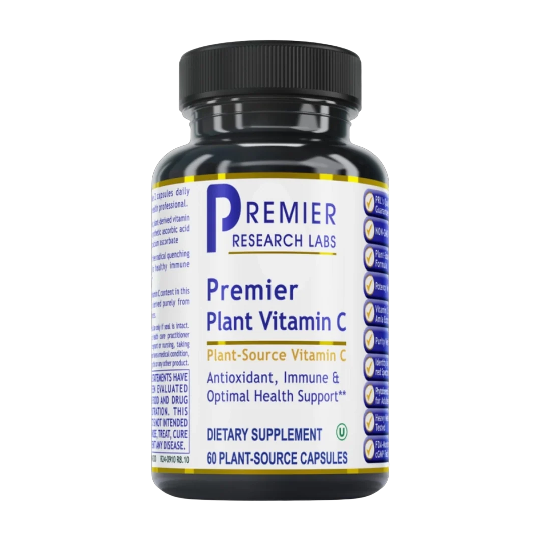 Premier Research Labs, Premier Plant Vitamin C, 60 Plant-Source Capsules